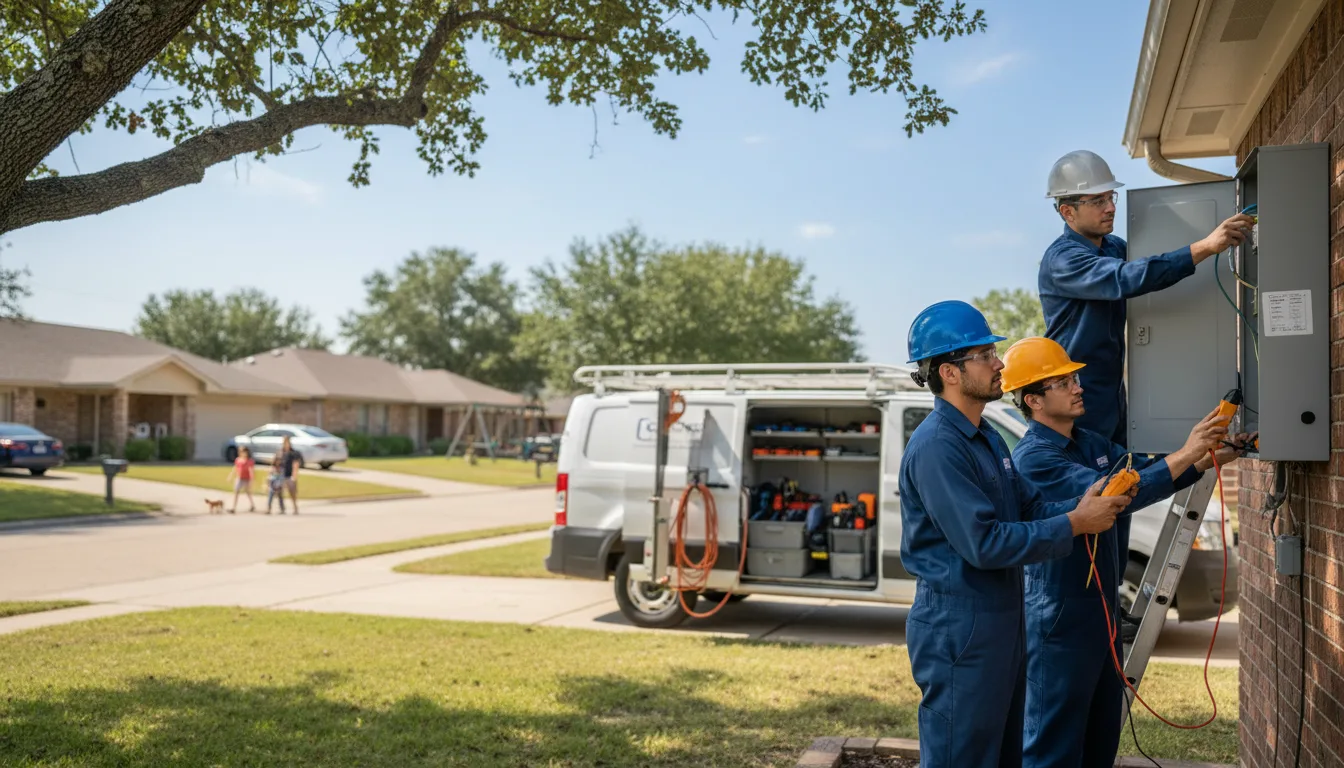 Certified electrician providing emergency electrical services in Delton, MI